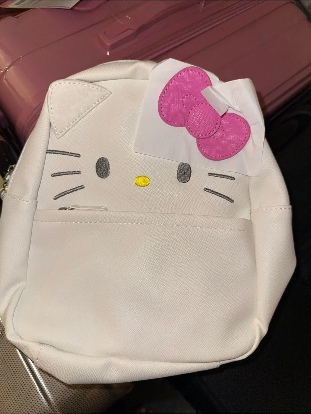 New White Hello Kitty Mini Backpack
